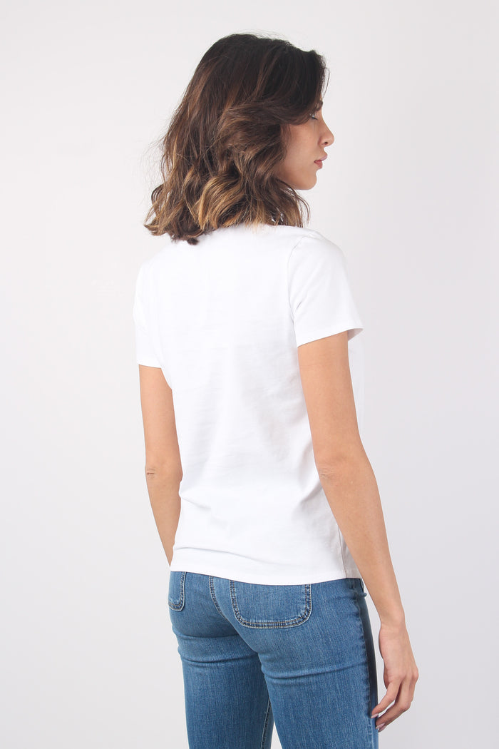 T-shirt Catena Gesso-4