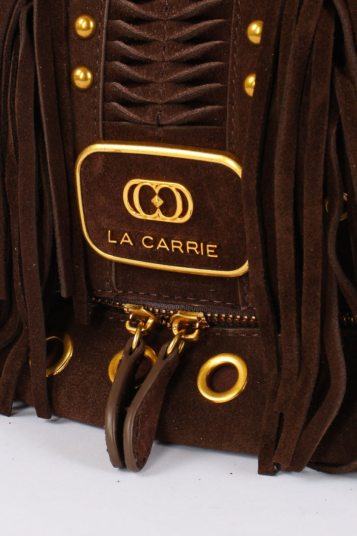 Secchiello Camoscio Frange Dark Brown-7