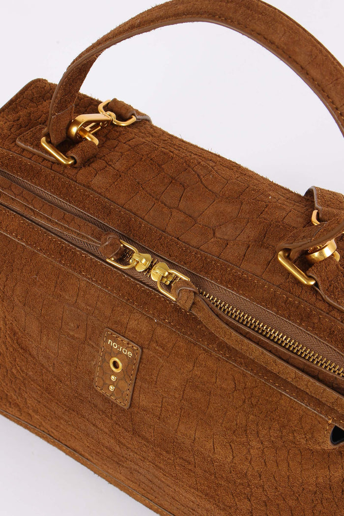Maxi Trapezio Suede Stampa Cocco Brown-4