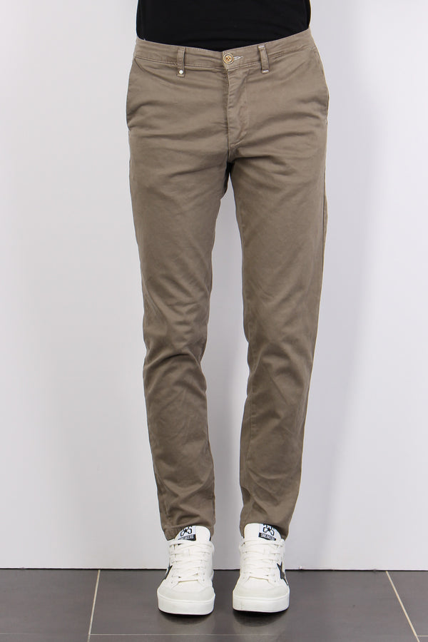 Pantalone Chino Basico Old Fango-2