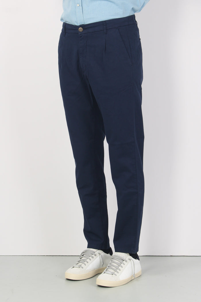 Pantalone Chino Pence Blu-5