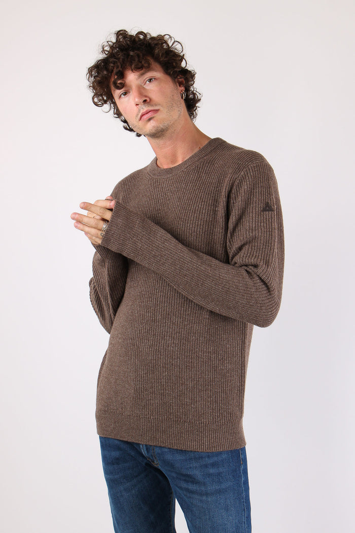 Maglia Girocollo Tortora-6