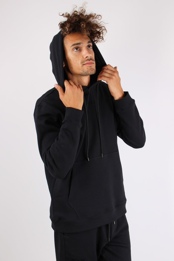 Felpa Cappuccio Logo Nero-6