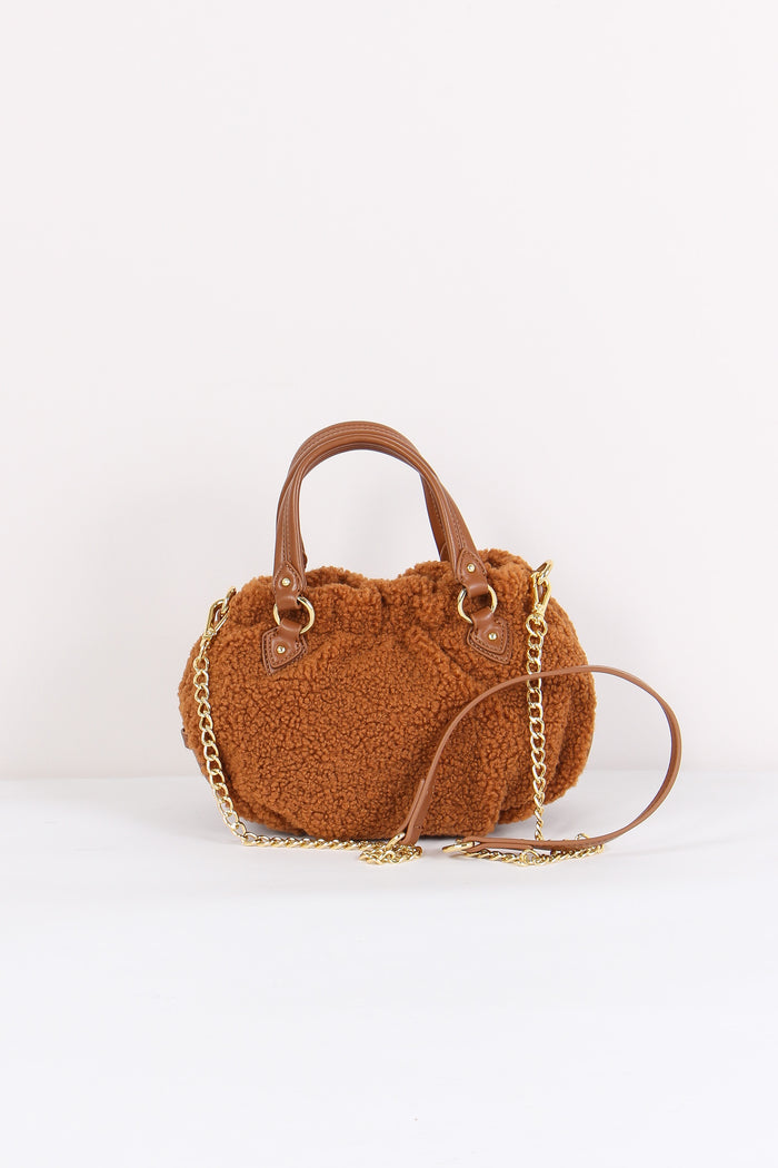 Tracollina Tonda Teddy Cuoio-3