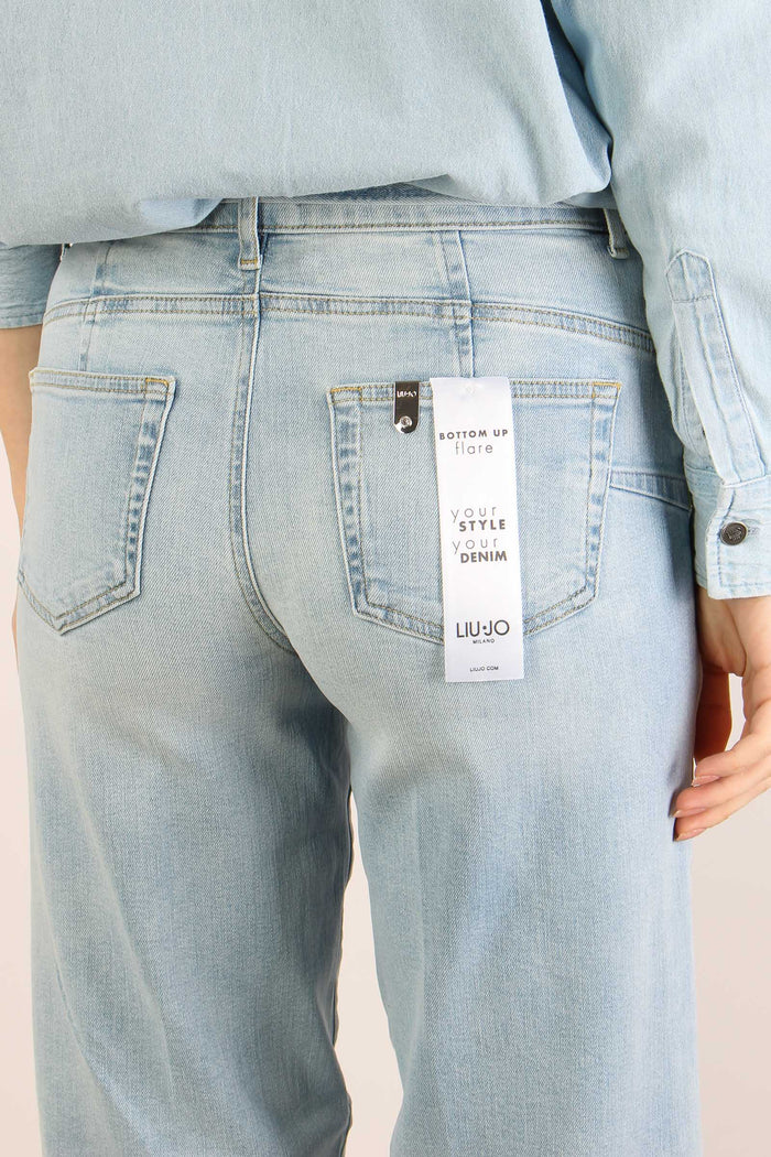 Jeans Good Flare Denim Chiaro-8