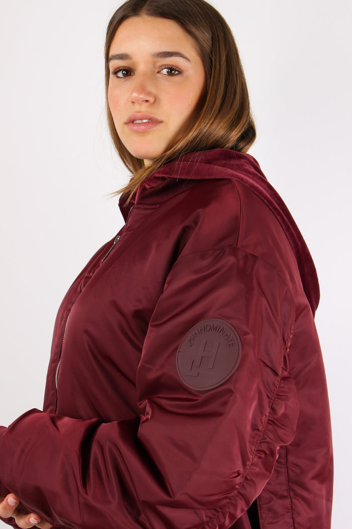 Bomber Piumino Bordeaux-10
