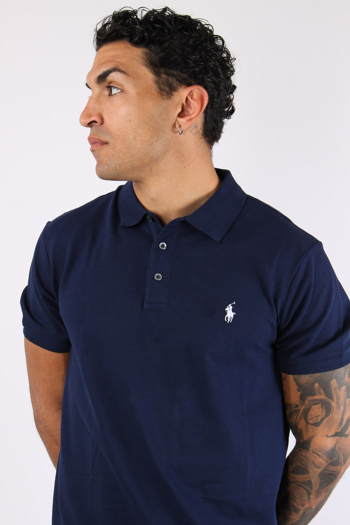 Polo Slim Fit Stretch Refined Navy-7