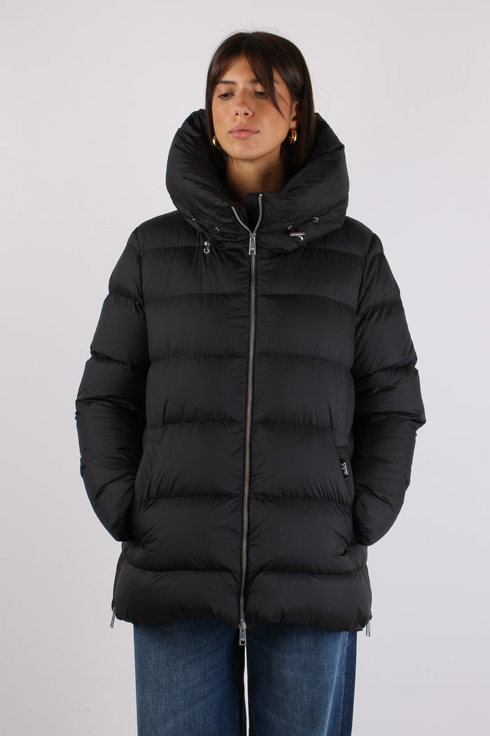 Piumino Zip Laterali Black-4