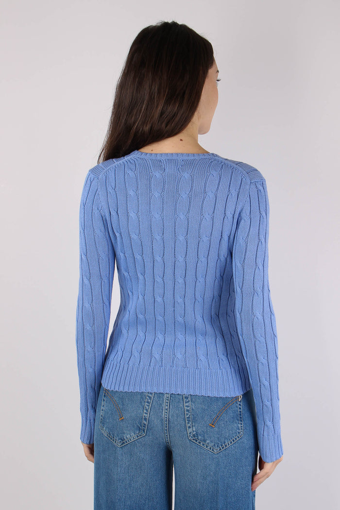 Pullover Girocollo Trecce Litchfield Blue-4