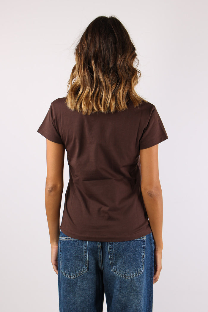 T-shirt Ricamo Voglio Una Rifl Moro-4