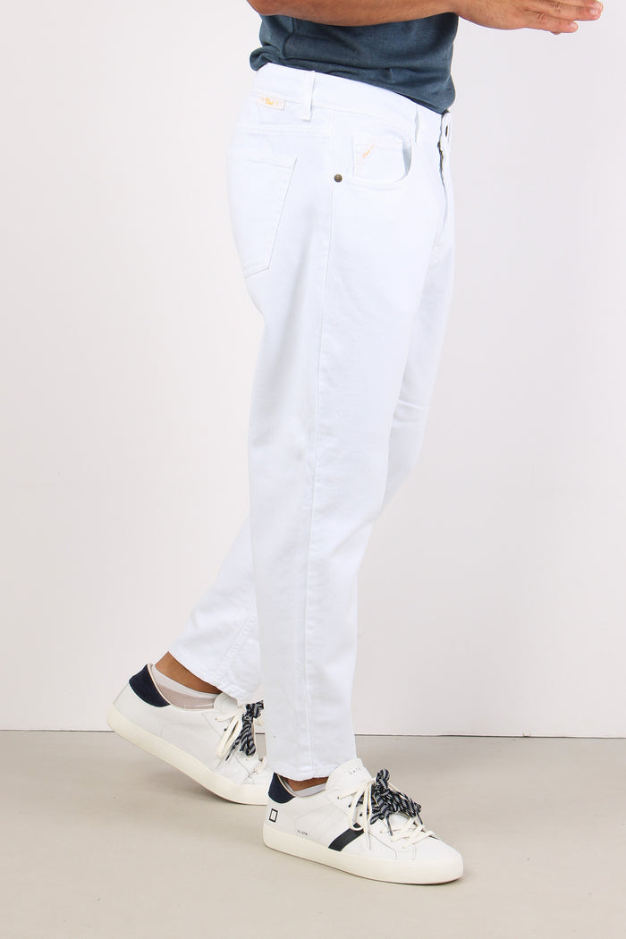 Pantalone Cropped Bianco-3