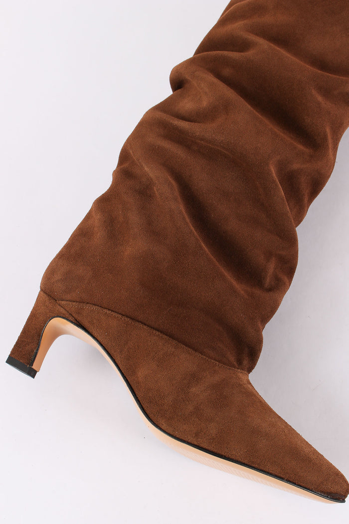 Stivale Suede Gambale Alto Nut-4