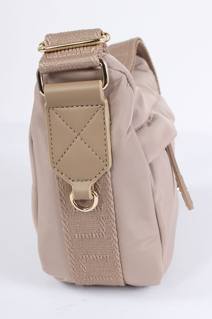 Mezzaluna Nylon Logo Champagne-7