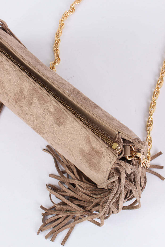 Clutch Frange Grey-5