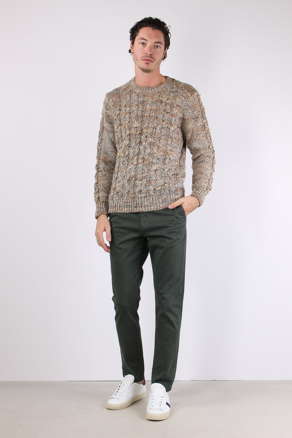 Pantalone Chino Slim Olive Green