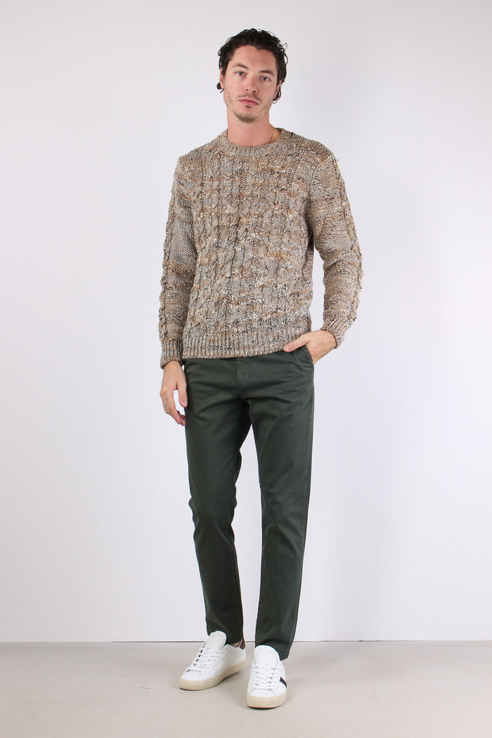 Pantalone Chino Slim Olive Green