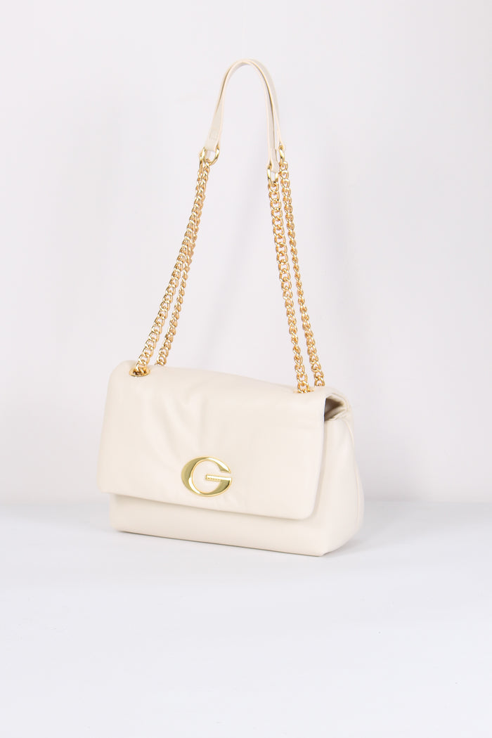 Tracolla Puffy Catena Panna-5