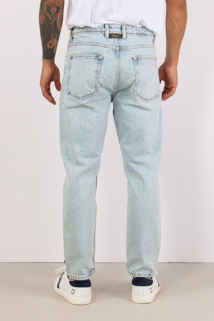 Denim Cropped Fondo Stretto Denim-4