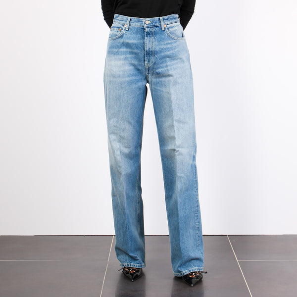 Francine Denim Gamba Larga Denim Medio-2