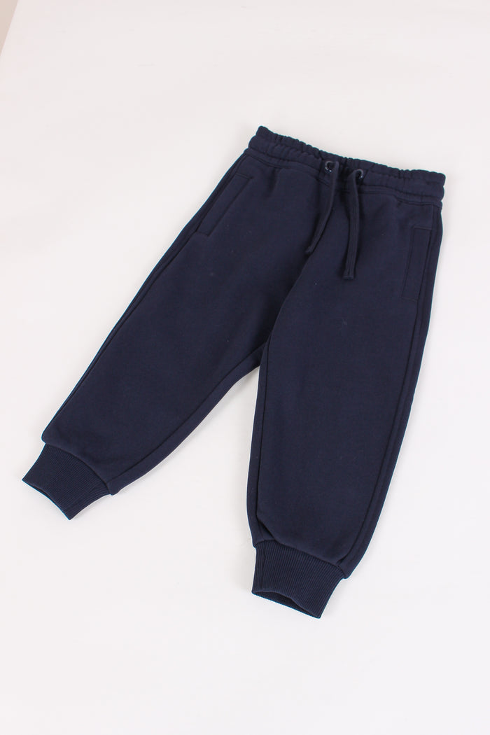 Pantalone Felpa Basico Navy Blue-3