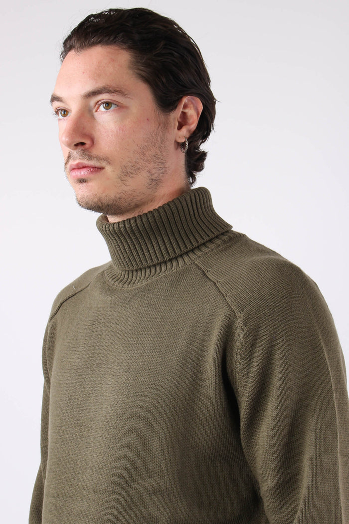 Collo Alto Cotone Sherwood Green-7