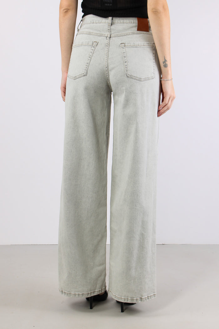 Denim Palazzo Slavato Denim Nero-4