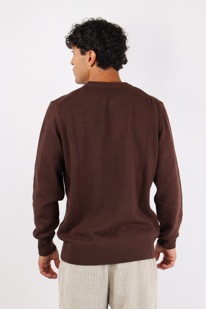 Girocollo Cortina Abitue Marrone-4