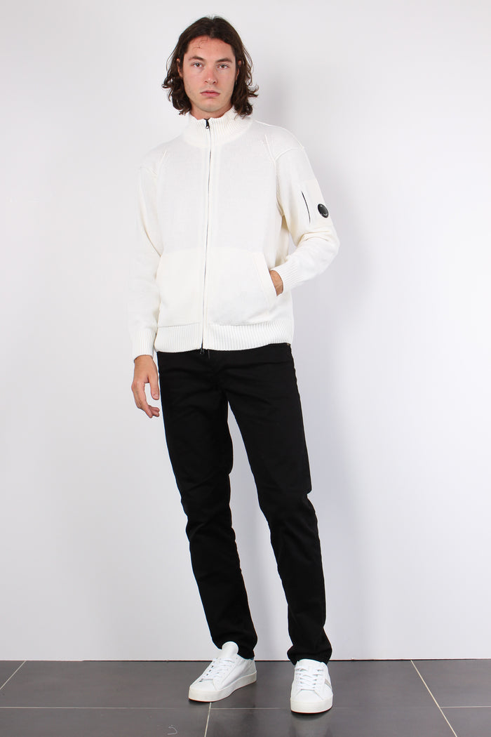 Felpa Full Zip Gauze White-4