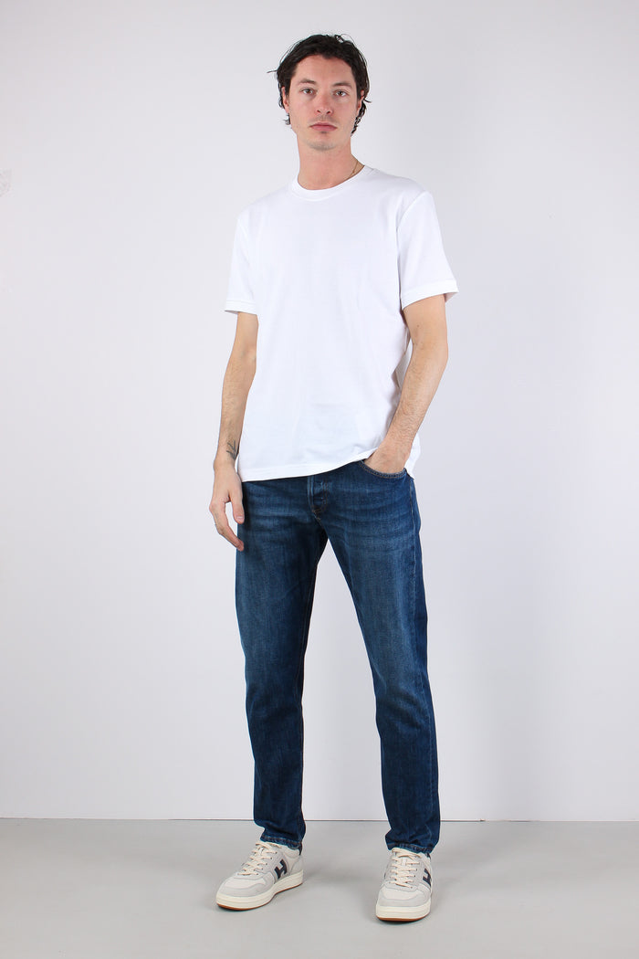T-shirt Piquet Bianco-5