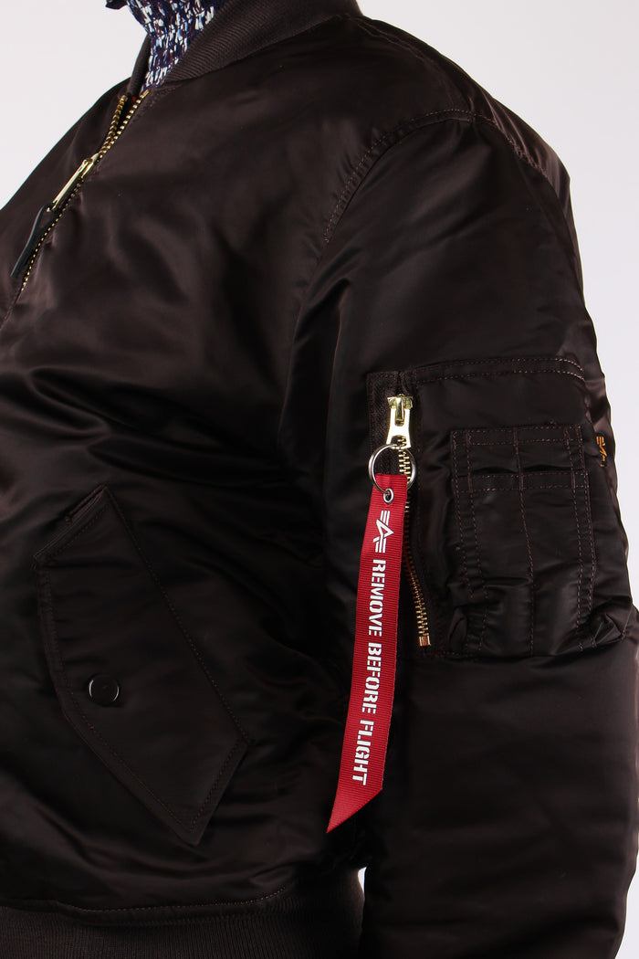 Heritage Bomber Jacket Nylon Hunter Brown-7