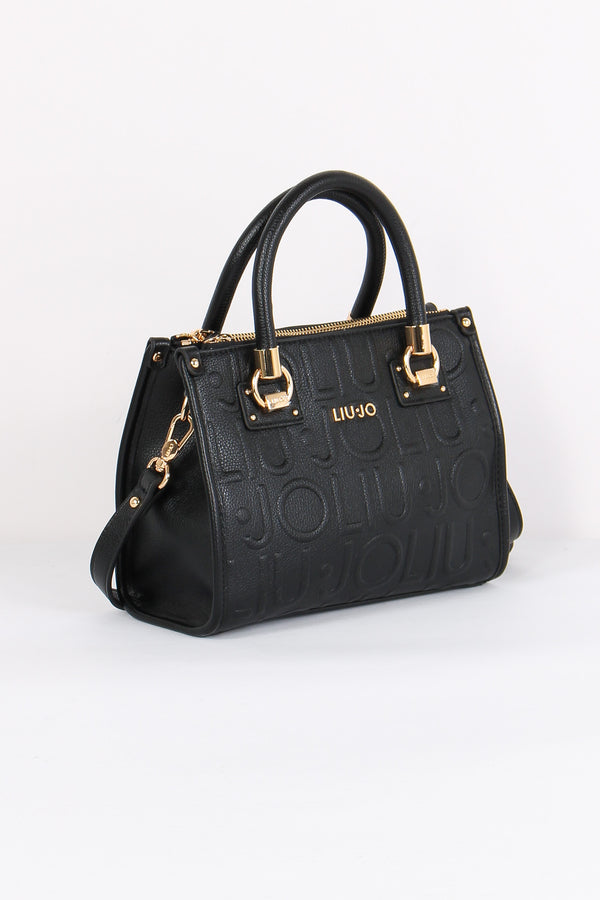 Shopping Piccola Logo 3d Nero-2