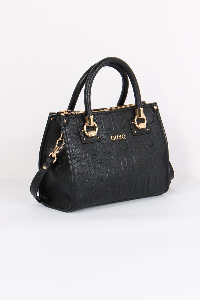 Shopping Piccola Logo 3d Nero-2