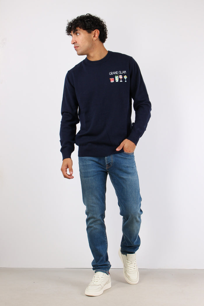 Girocollo Grand Slam Blu