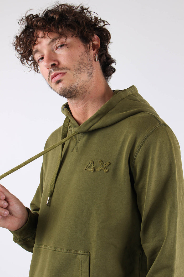 Felpa Cappuccio Delavee Militare-6