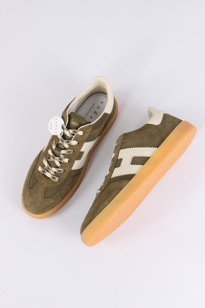 Sneaker Cool Camoscio Verde-3