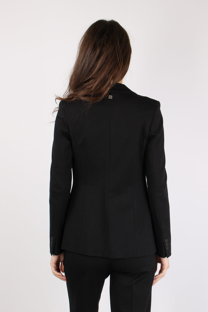 Giacca Monopetto Punto Milano Nero-6