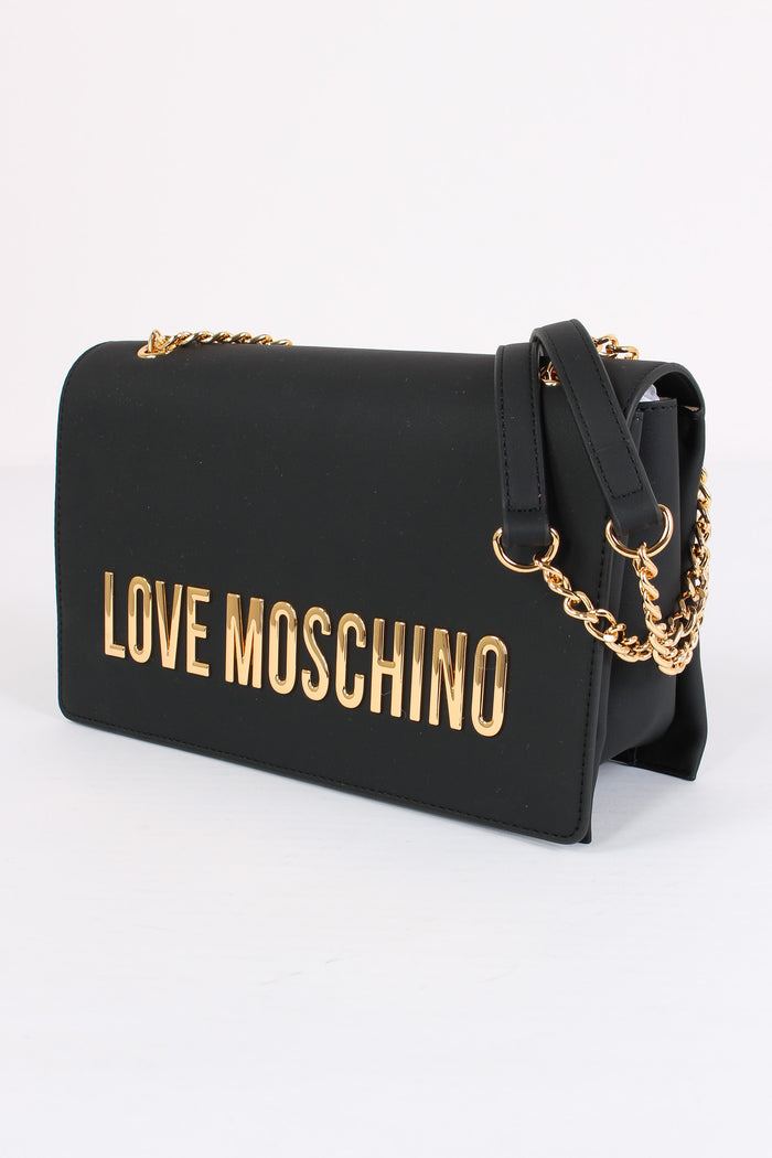 Tracolla Catena Logo Nero-4