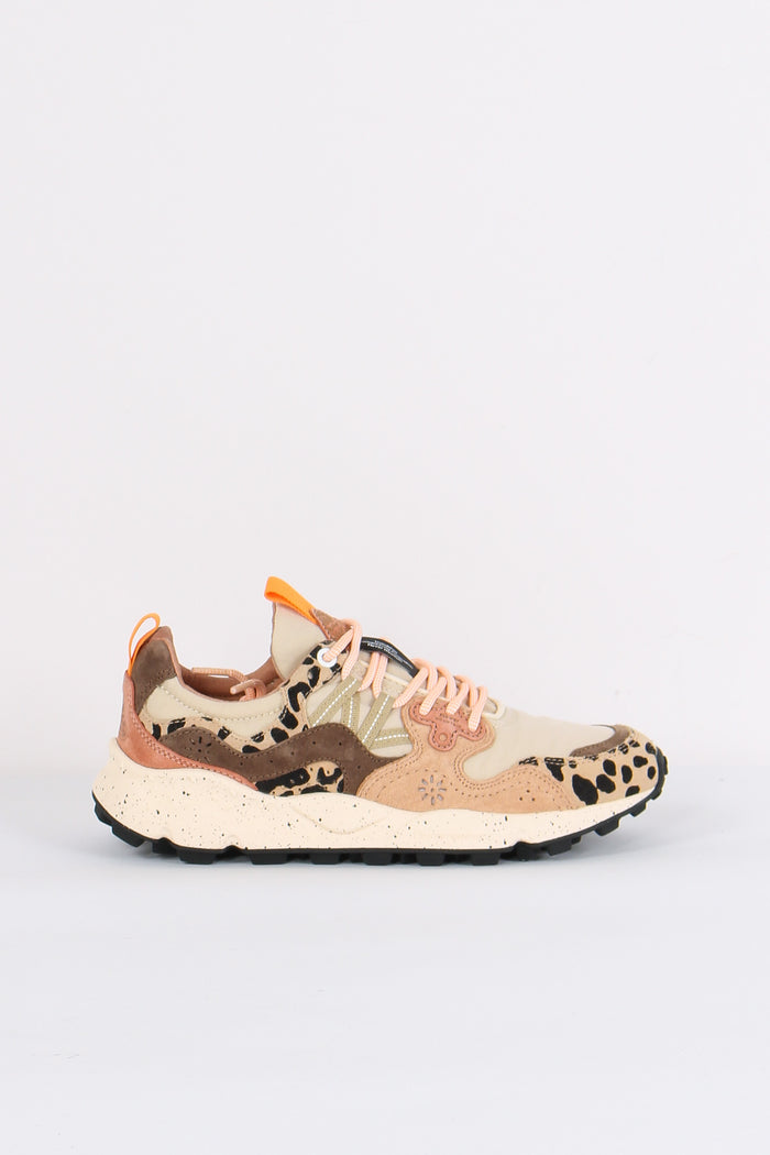 Sneakers Yamano Suede Print Ny Beige/milk