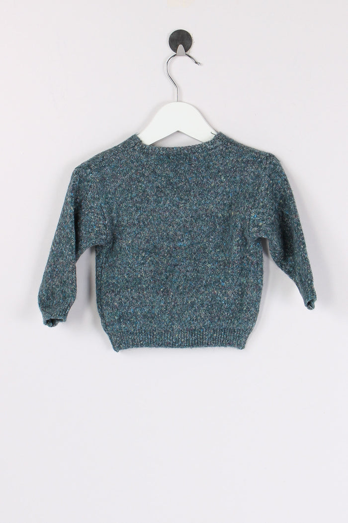 Cardigan Melange Alpine Green-2