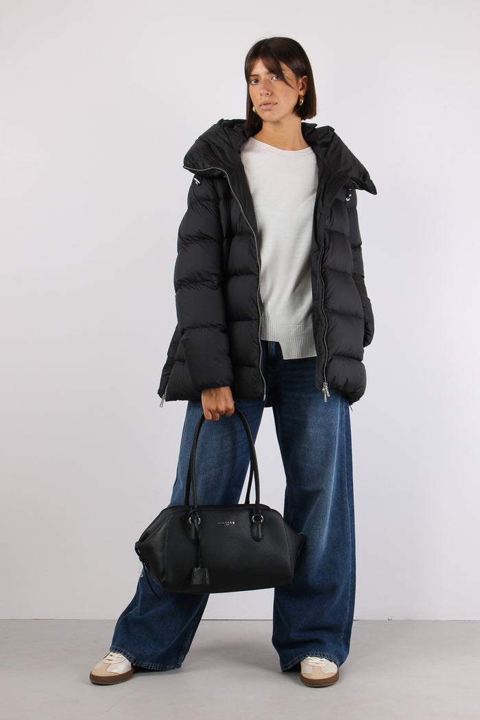 Piumino Zip Laterali Black-3