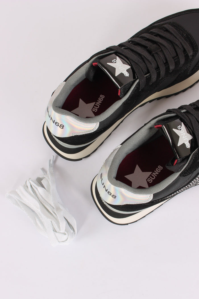 Sneakers Stargirl Strass Logo Nero-6