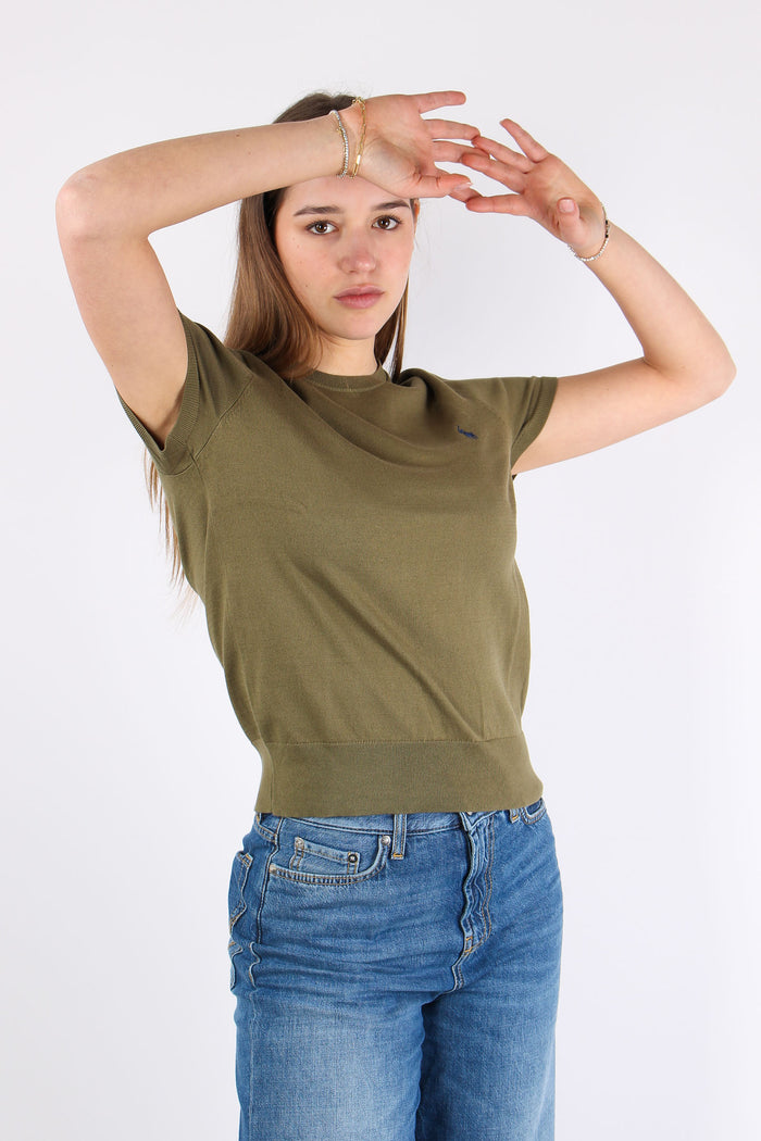 Pullover Manica Corta Willow Green-3