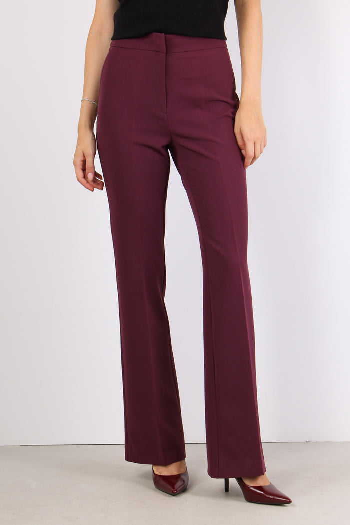 Pantalone Zampa Bordeaux-3