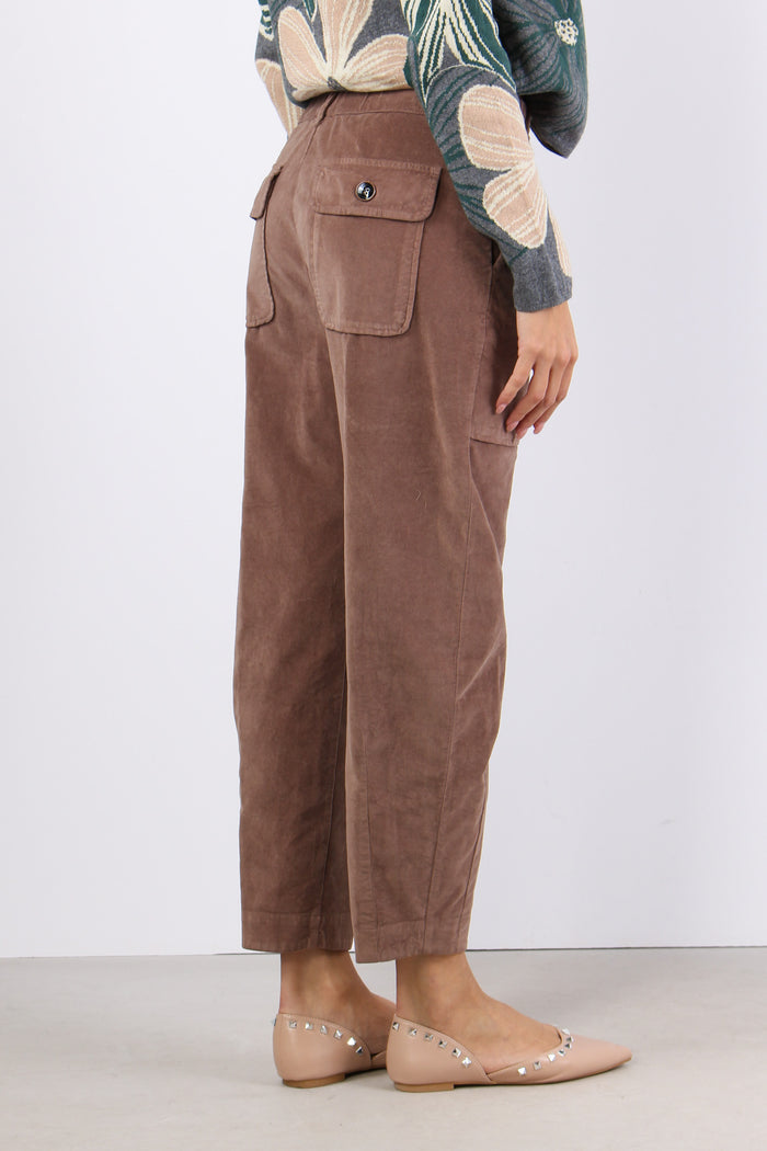Pantalone Cargo Rosa-6