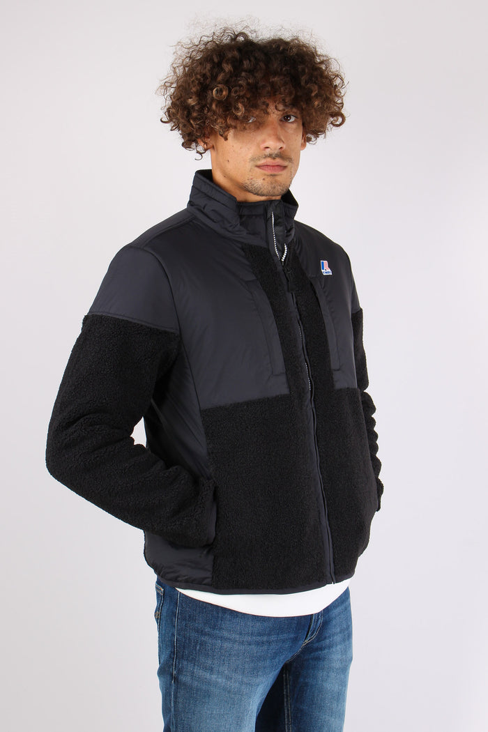 Giubbotto Collo In Piedi Black Pure-5