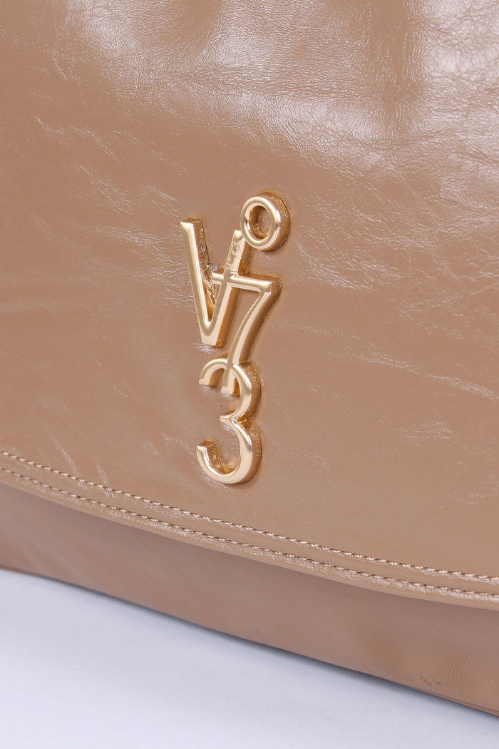 Louise Maxi Pochette Logo Taupe-7