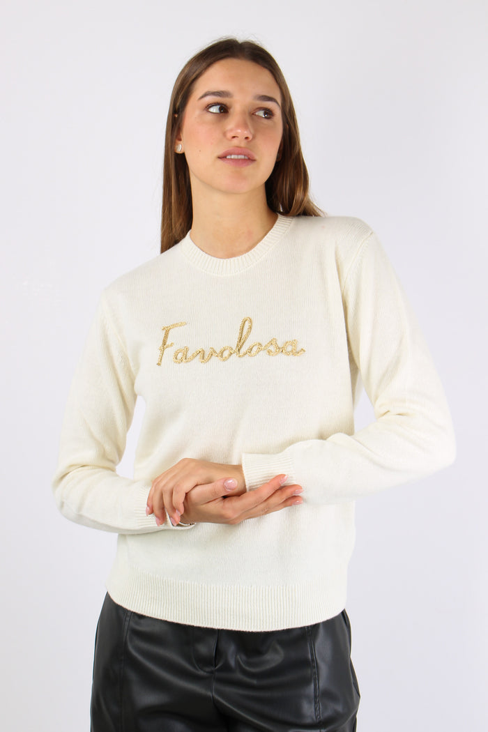 Girocollo Favolosa Panna-3