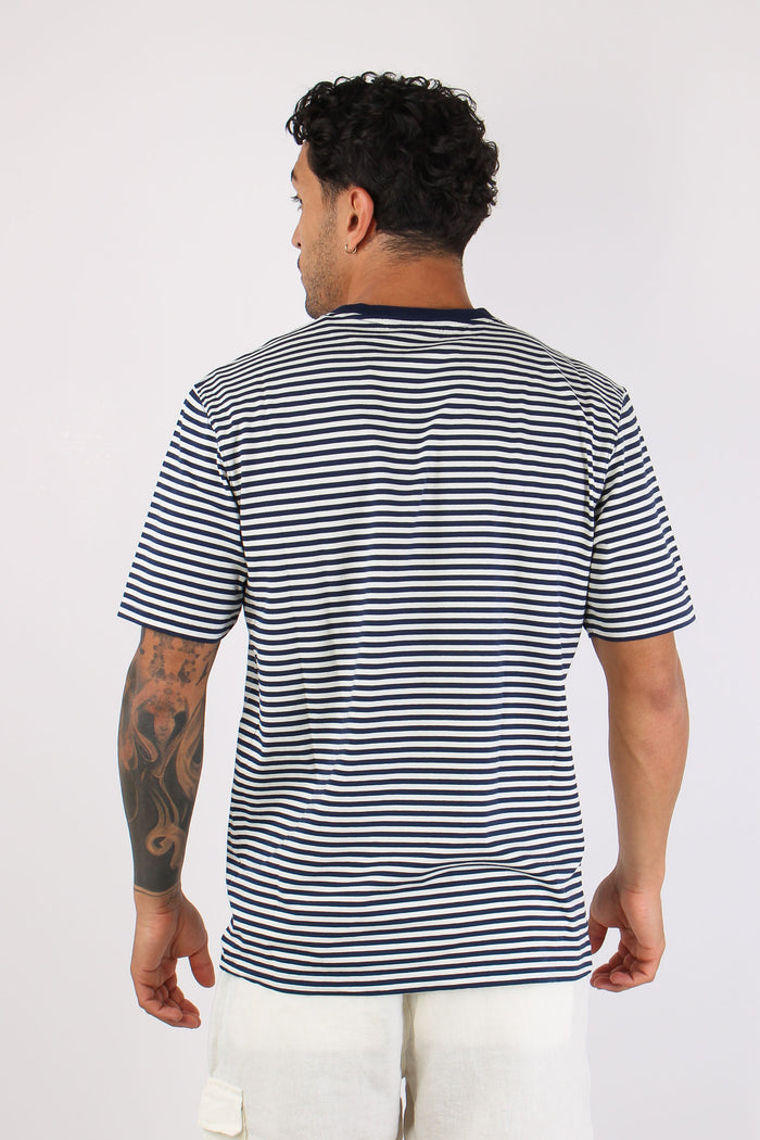 T-shirt Righe Blu/bianco-4
