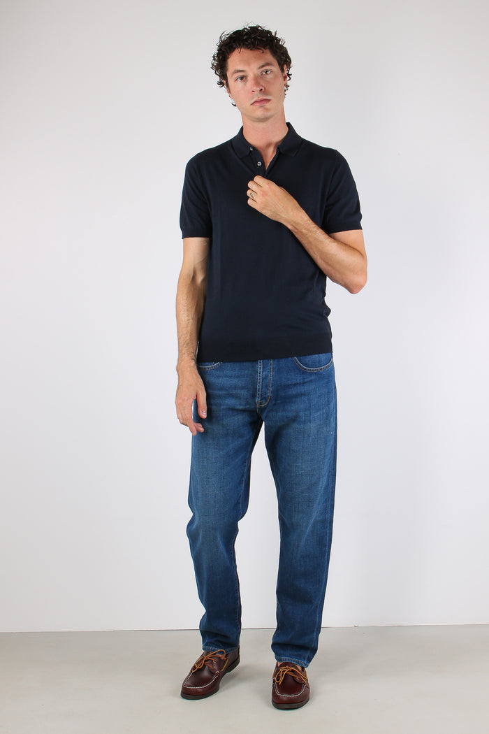 Polo M/m 100% Cotone Midnight-2