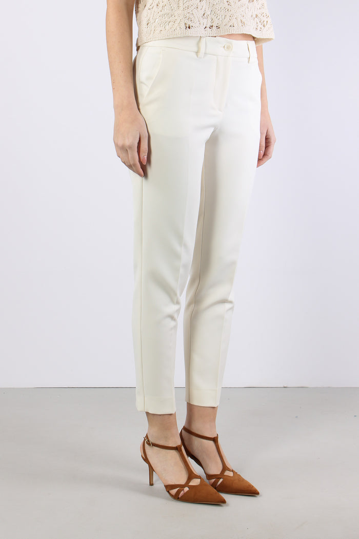Pantalone Tecnico Dritto Panna-5